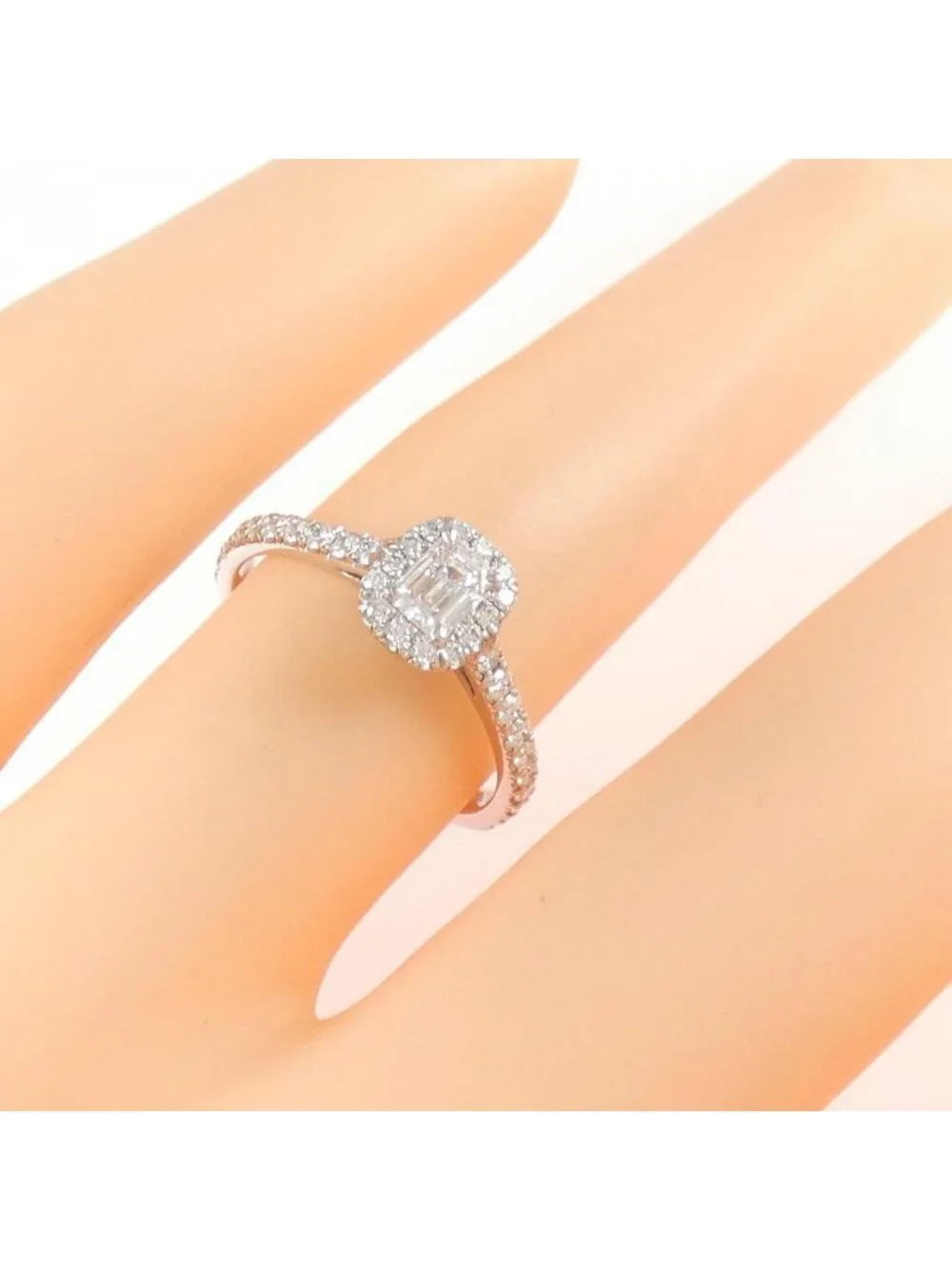 Tiffany & Co Soleste Emerald Cut Ring 0.20ct